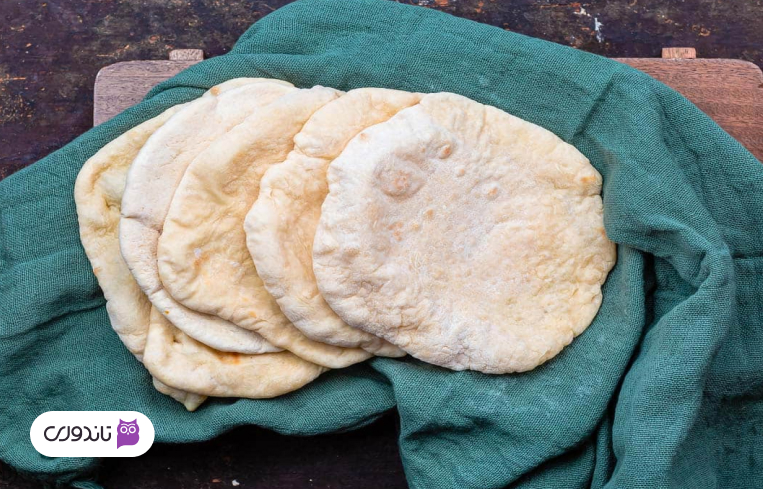 طرز تهیه نان پیتا خانگی از صفر تا صد